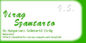 virag szamtarto business card