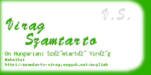 virag szamtarto business card